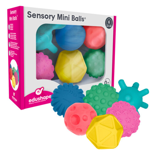 Sensory Mini Balls, 6 pcs-Inflated NYHET
